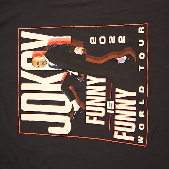 JO KOY 'Funny is Funny' World Tour 2022 short sleeve graphic concert tour tee XL - Picture 3 of 8